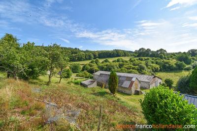 Ferme corrézienne, gîte et plus de 4 hectares